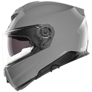 Casque moto intégral Shuberth S3 Concrete grey avec sa visière pare soleil