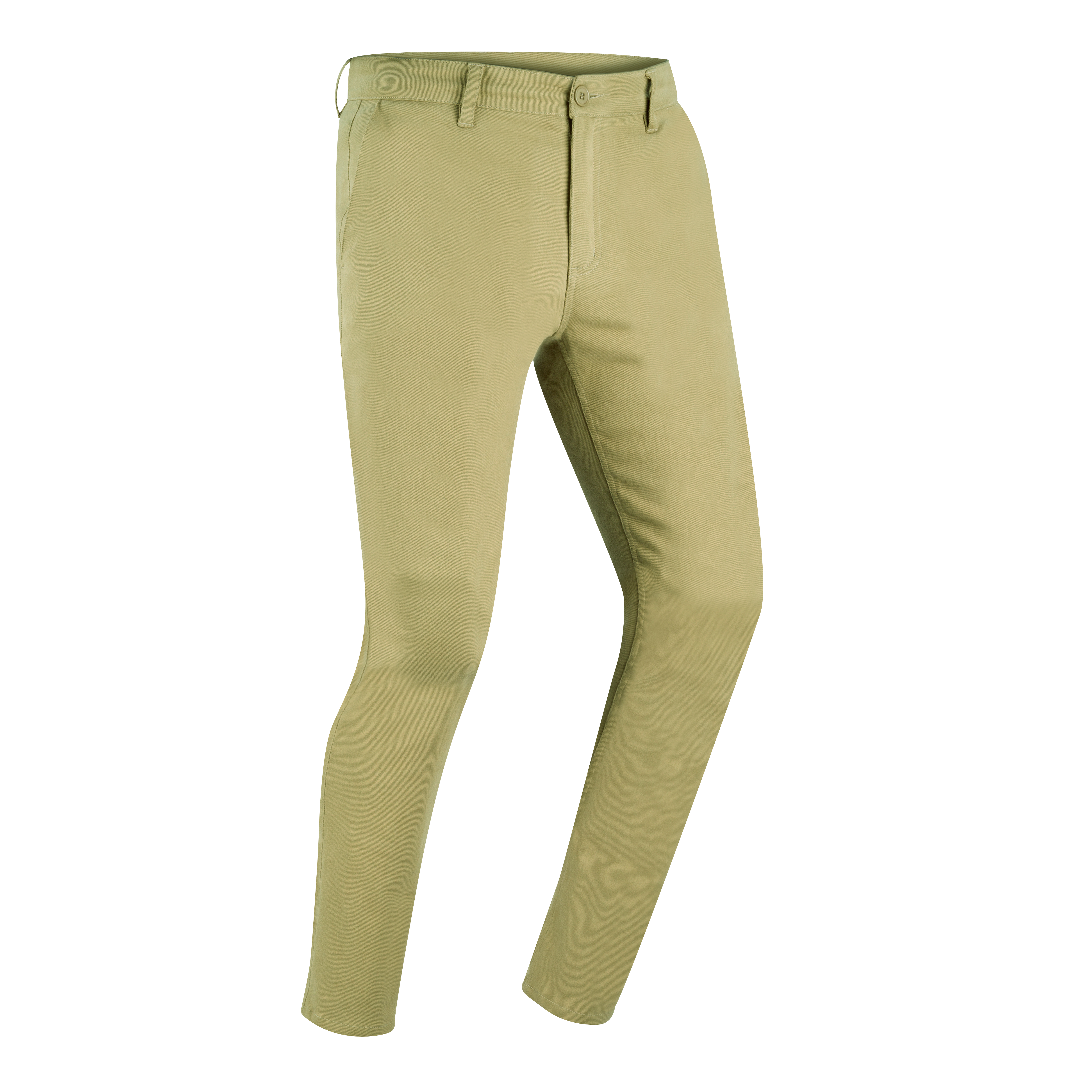 STP274_SEGURA-SKIFF Pantalon moto Chino slim beige vue de face