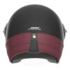 Casque Nox Heritage Cuir rouge