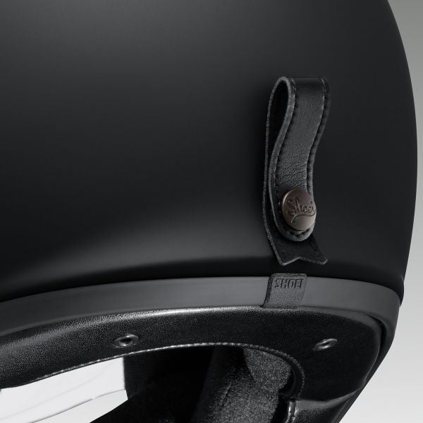 CASQUE SHOEI JO2 NOIR MAT attache pour lunettes