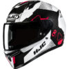 Casque HJC C10 ASPA MC1 BLANC NOIR ROUGE