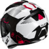 Casque HJC C10 ASPA MC1 BLANC NOIR ROUGE