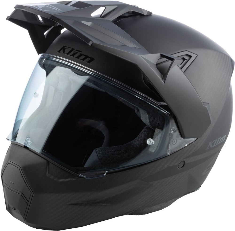 Casque Klim X1 Alpha noir.