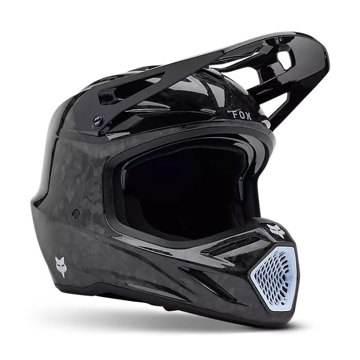 Casque V3 RS Carbon Solid Fox NOIR VERNIS