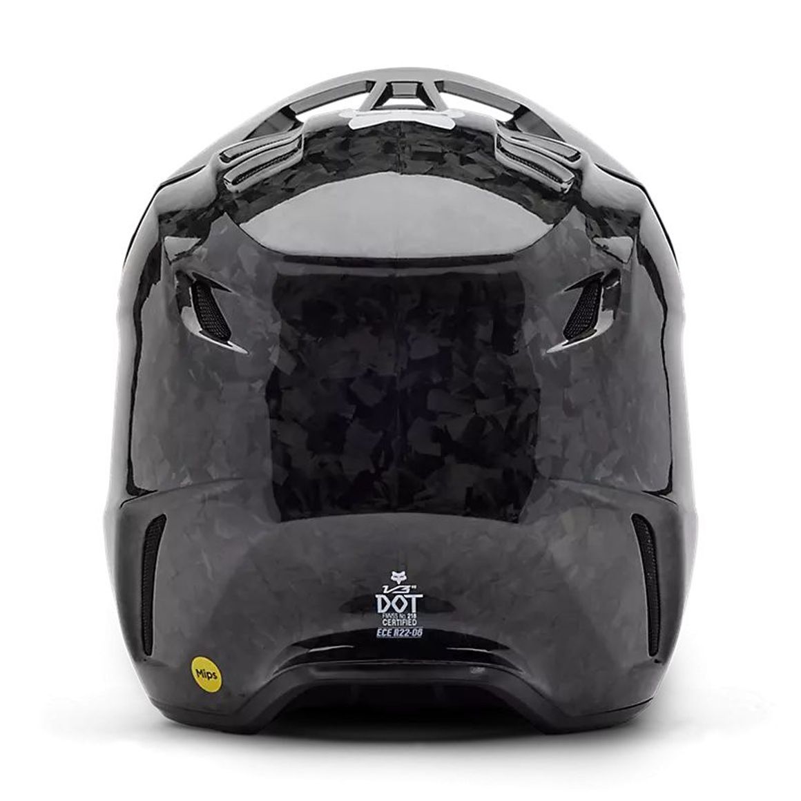 Casque V3 RS Carbon Solid Fox NOIR VERNIS