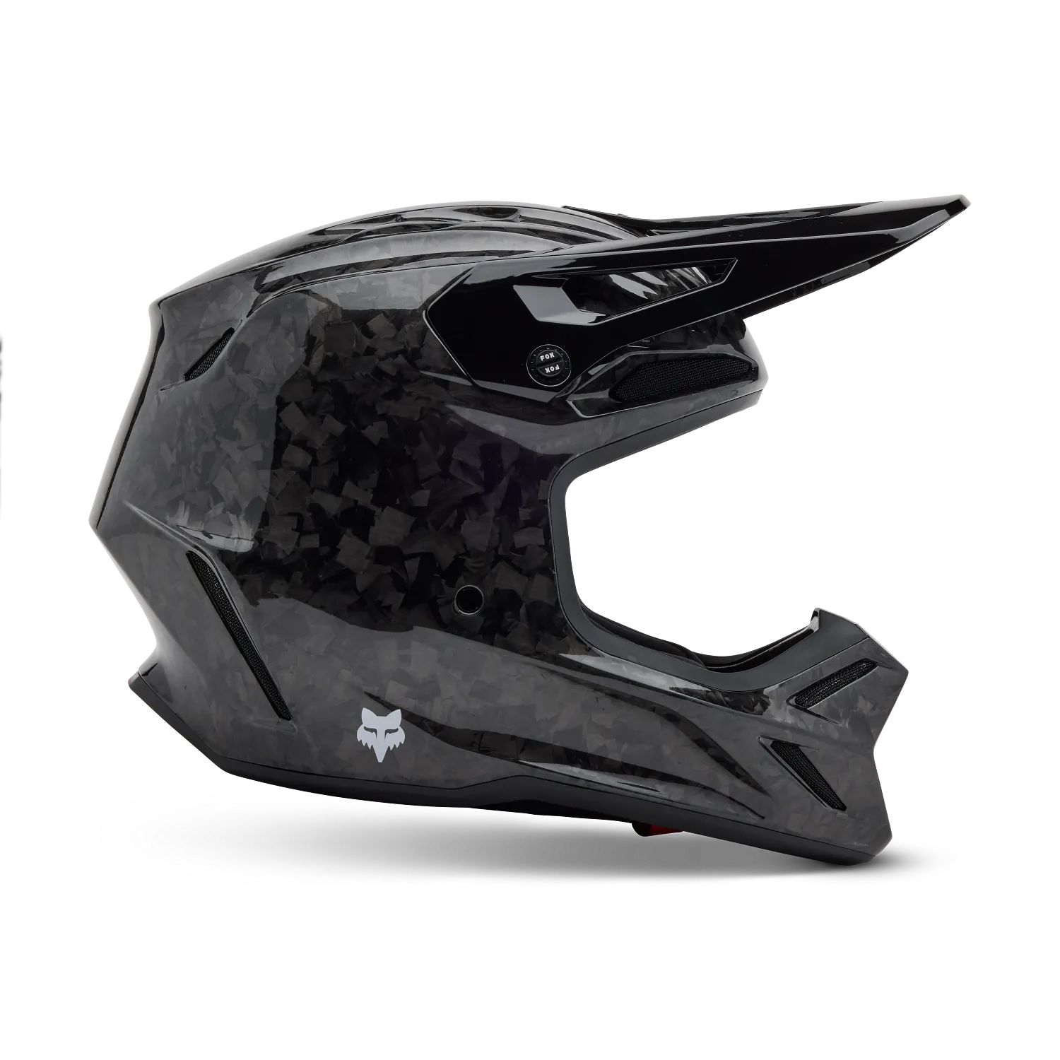 Casque V3 RS Carbon Solid Fox NOIR VERNIS