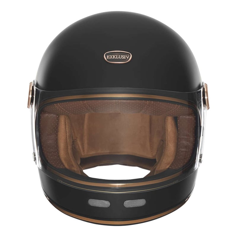 Casque Exklusiv DUKE 2 Noir mat Bronze