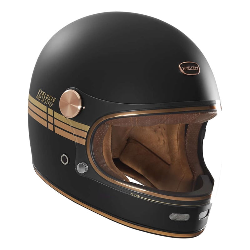 Casque Exklusiv DUKE 2 Noir mat Bronze