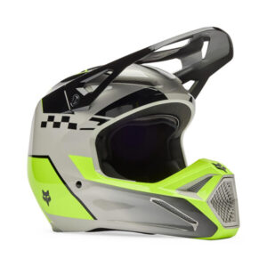 Casque Fox V1 Collect Gris Jaune