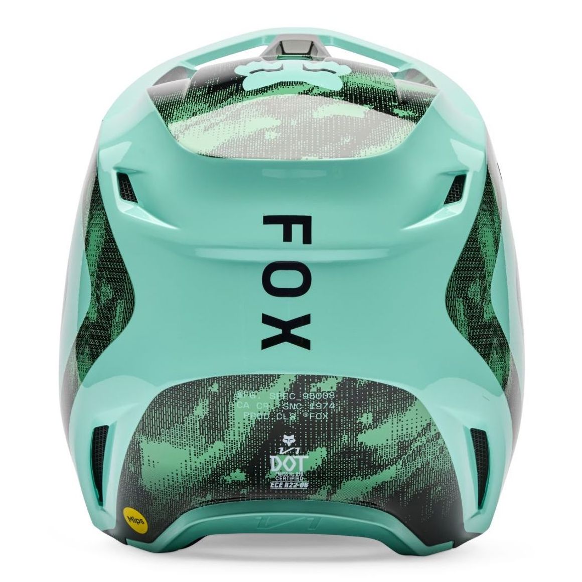 Casque Fox V1 Youth Kairos TURQUOISE