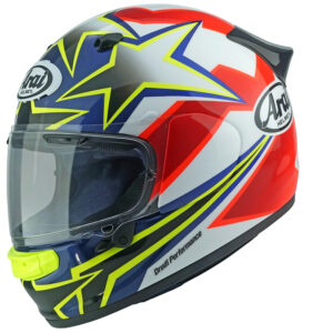Casque Arai Quantic Star & Stripes - rouge