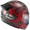 Casque Arai Quantic Swirl - rouge 2