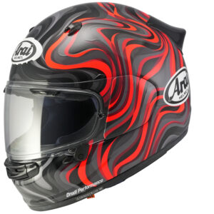 Casque Arai Quantic Swirl - rouge
