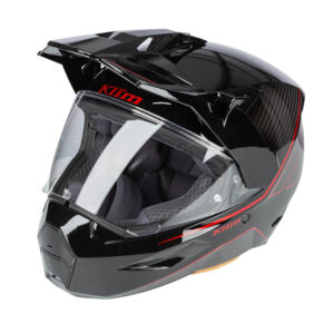 Casque Klim X1 Alpha - Quanta Gloss Black - Fiery Red (nouvelle couleur), 3XL