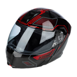 Casque GT1 Expedition Helmet ECE/DOT - Encrypted Gloss Black - Klim - Cap Acces