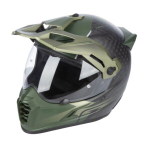 Casque Klim Krios Pro Echo - Echo Matte Black - Rifle Green - Oil Green (Nouvelle couleur), MD