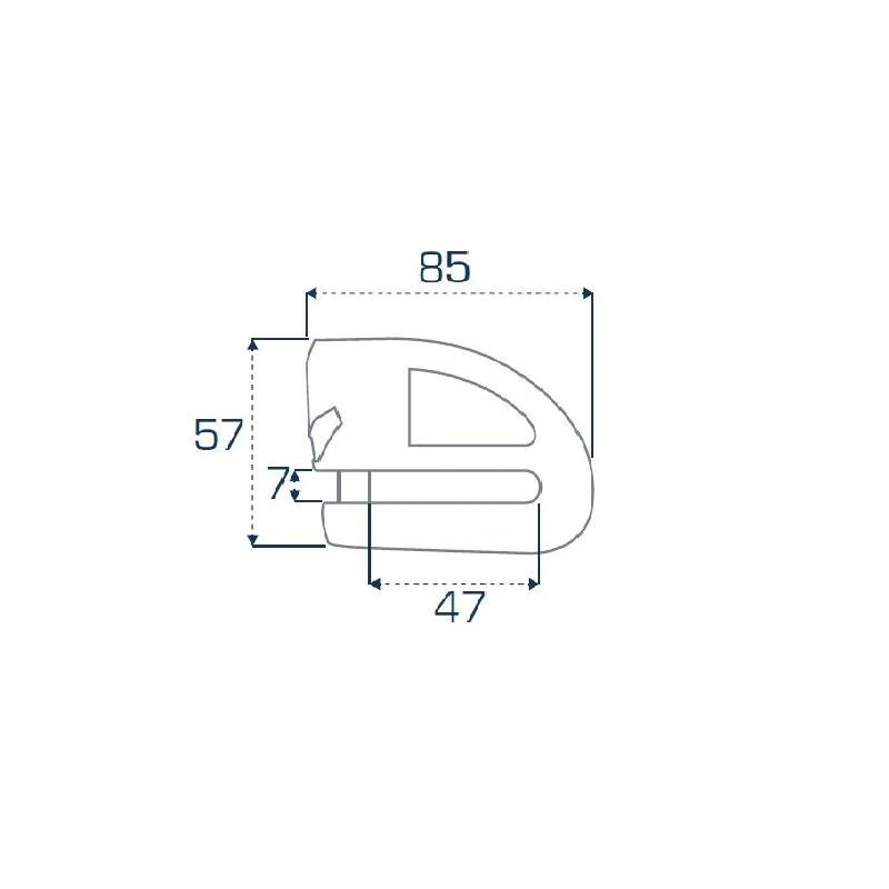 Bloque disque alarme Radikal RK310 S SRA