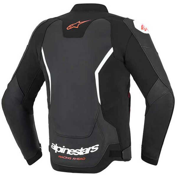 Blouson Alpinestars Force V2 LEATHER noir blanc