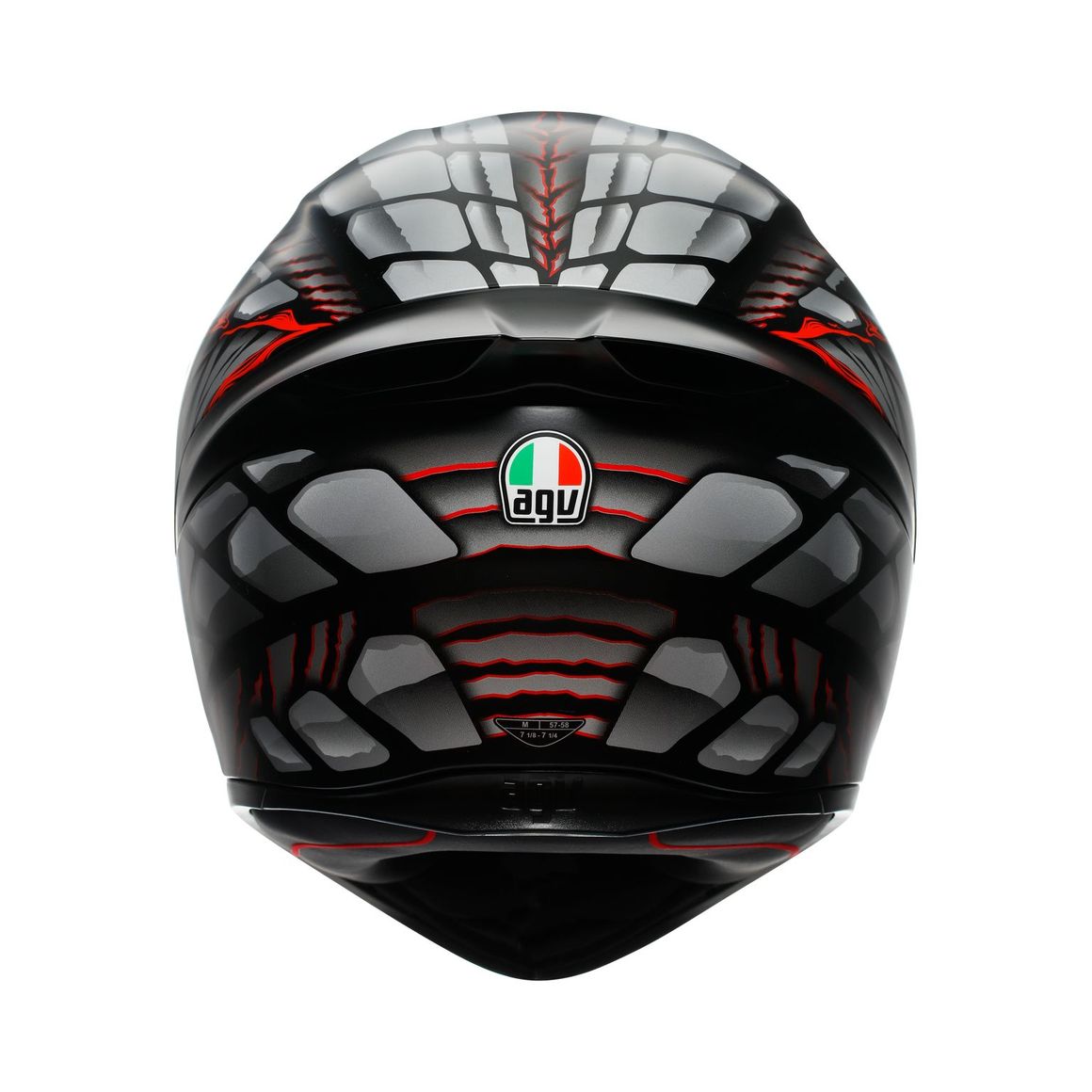 Casque AGV K1 S Lyzard vue de dos