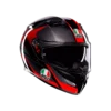 Casque AGV K3 Striga Noir Rouge