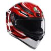 Casque Agv K1 S Lion Noir rouge blanc