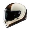Casque Hjc V 10 HODU BEIGE MC 9 Casque Hjc V 10 HODU BEIGE MC 9