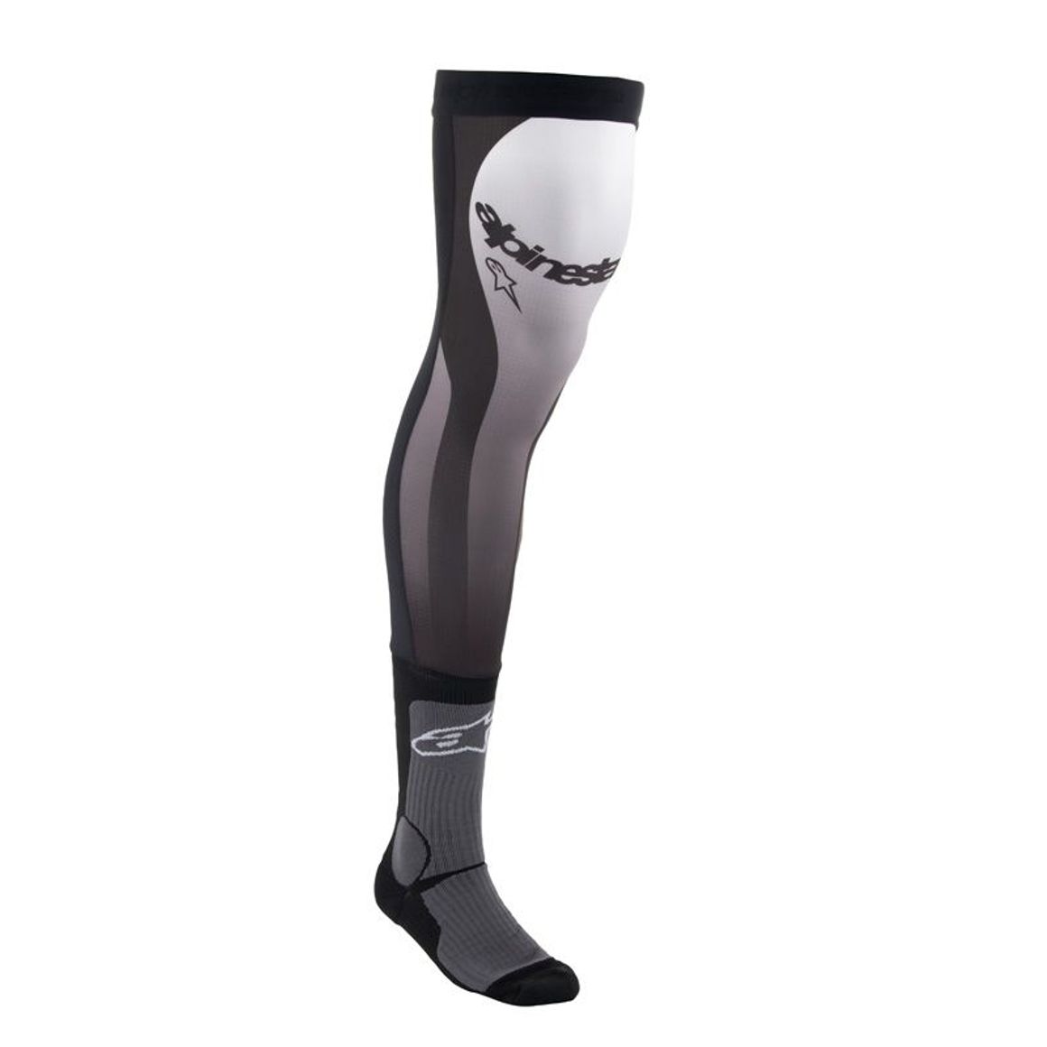 Jambières Alpinestars KNEE BRACE Noir Blanc Jambières Alpinestars KNEE BRACE Noir Blanc