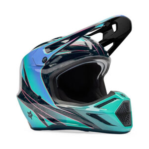 Casque Fox V3 RS Canvas Bleu