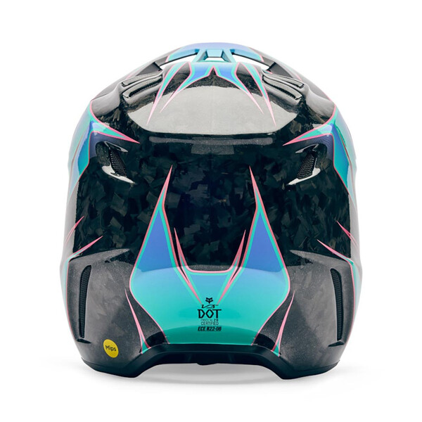 Casque Fox V3 RS Canvas Bleu