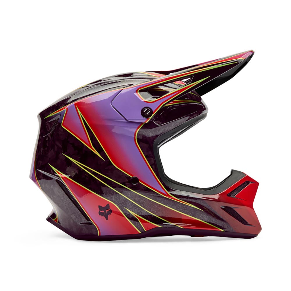 Casque Fox V3 RS Canvas Bleu
