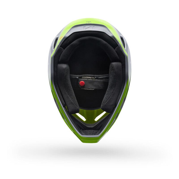 Casque Fox Youth V1 FRAME Gris Jaune