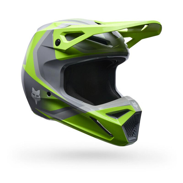 Casque Fox Youth V1 FRAME Gris Jaune