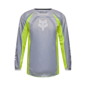 Maillot Fox Enfant 180 Frame Gris jaune