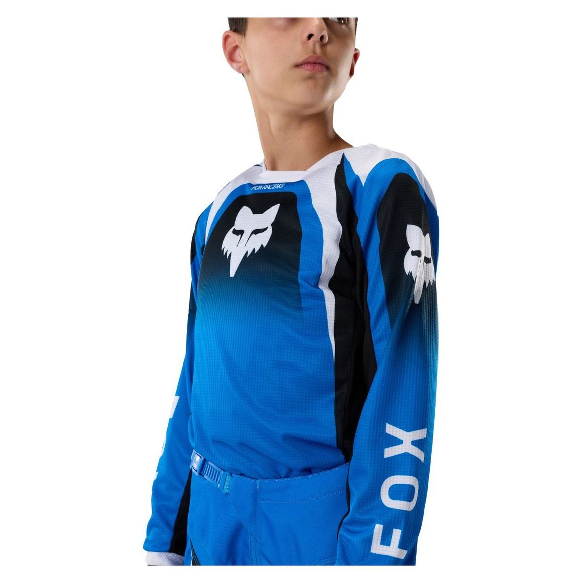 Maillot Fox Enfant 180 Frame bleu