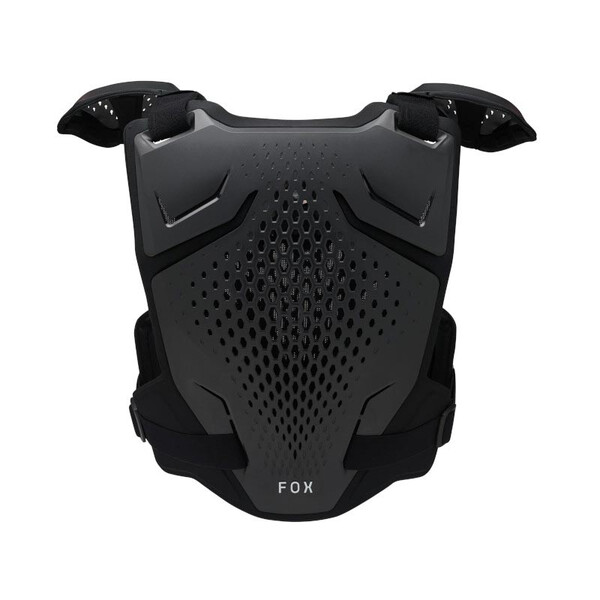 PARE PIERRE FOX R3 NOIR VUE DE DOS