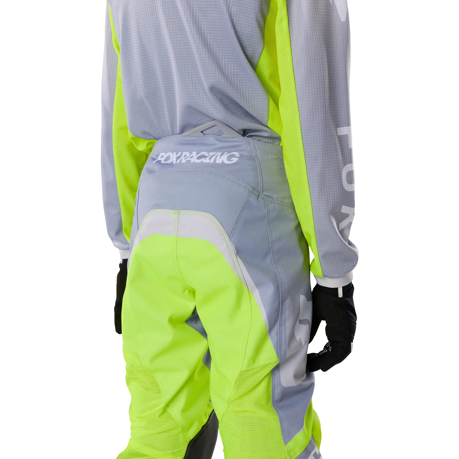 Pantalon Fox YTH 180 Frame gris jaune