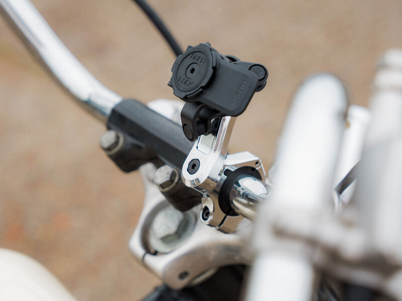 Support de montage guidon QUAD LOCK Pro Chrome