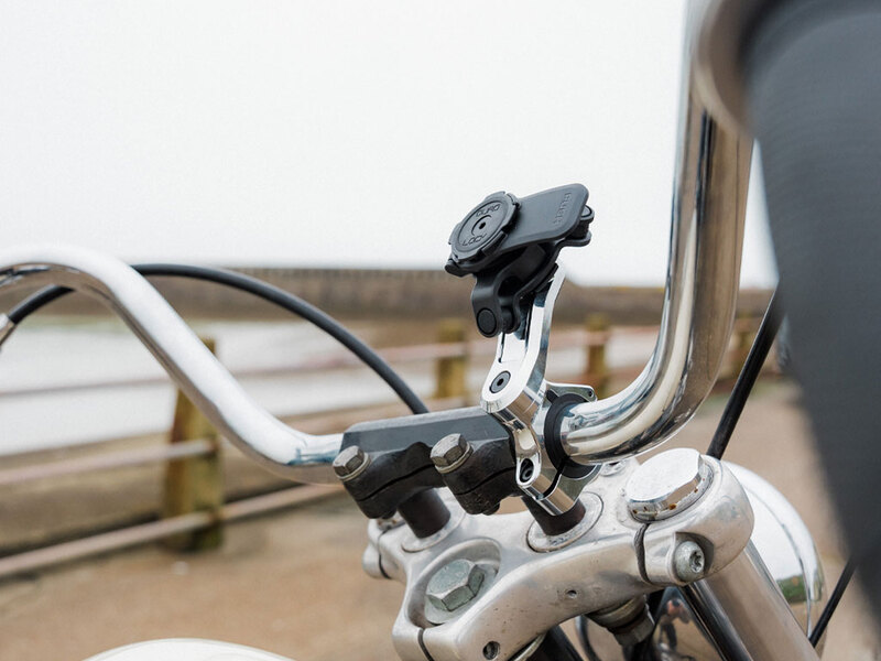 Support de montage guidon QUAD LOCK Pro Chrome