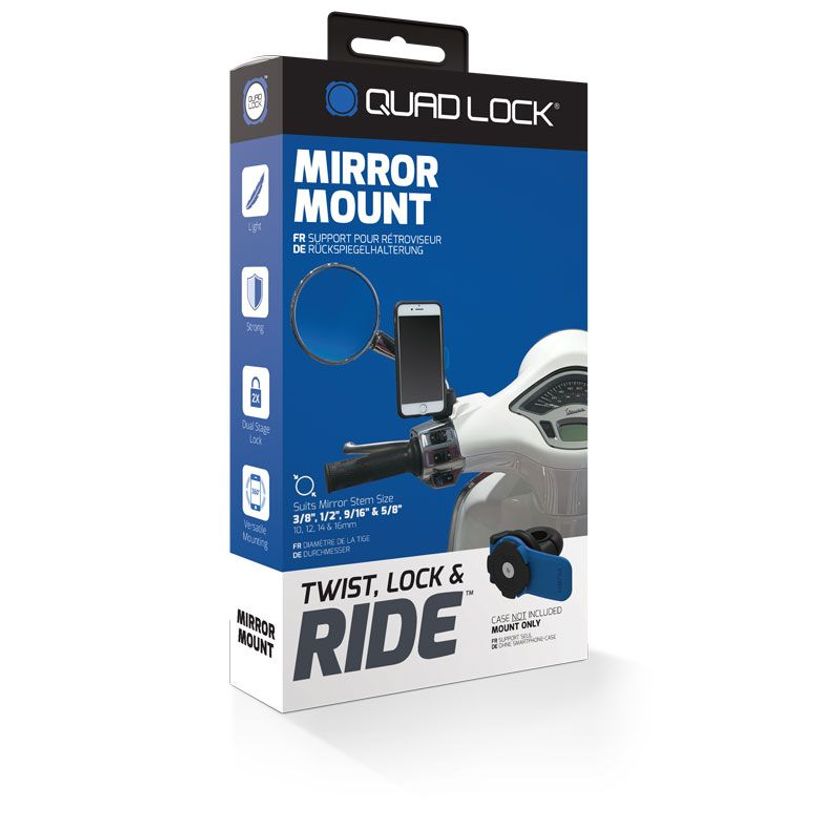 Support smartphone QUADLOCK Support Smartphone Tige de fourche pour Moto  Sportive cherche Propriétaire