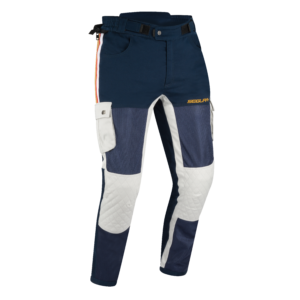 STP288_SEGURA-MOJO-PANT Pantalon Segura Bleu et Gris vu de face