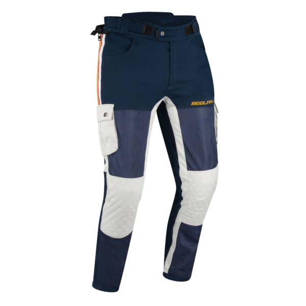 STP288_SEGURA-MOJO-PANT Pantalon Segura Bleu et Gris vu de face