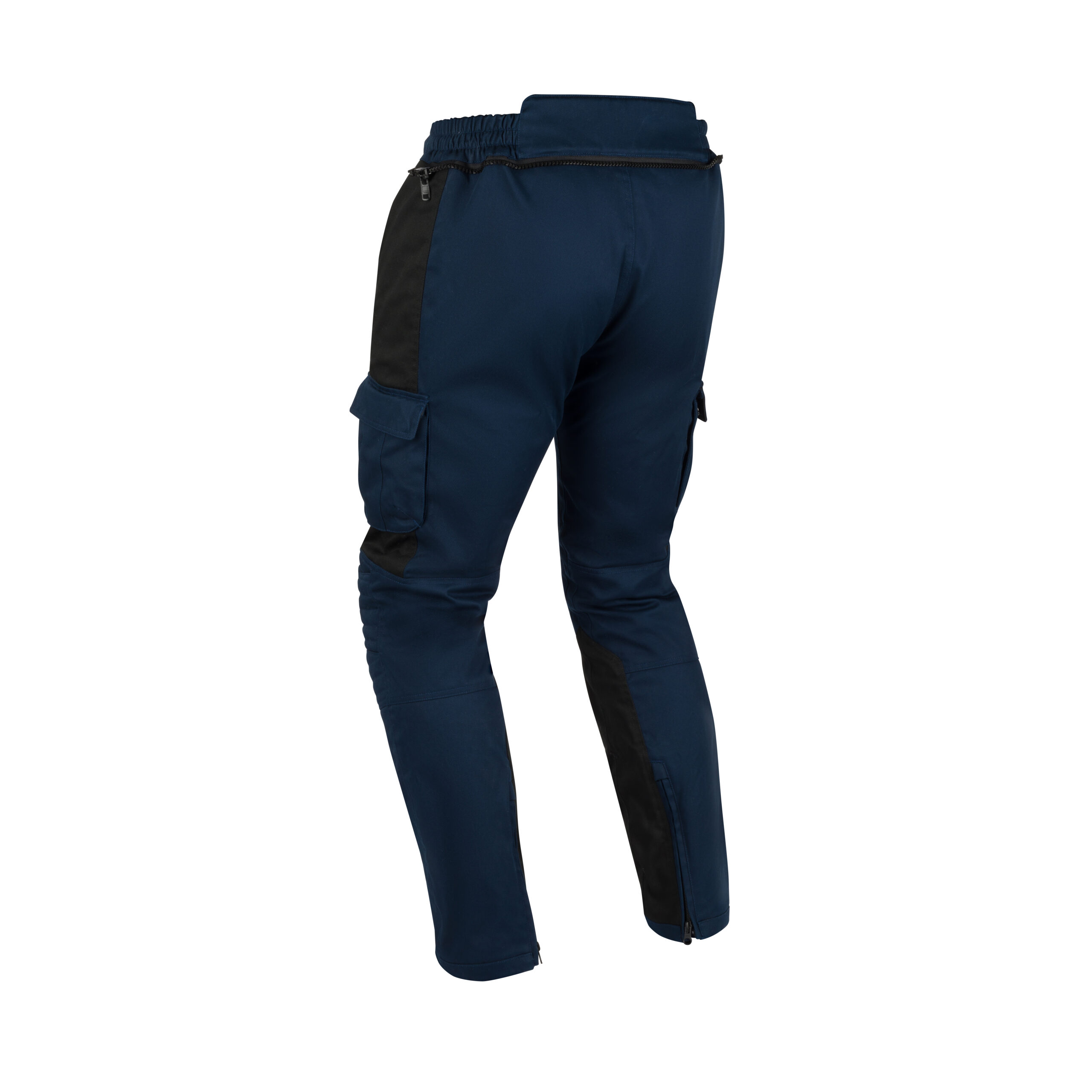 STP290_SEGURA-BORA-PANT Pantalon moto étanche couleur Kaki vue de dos
